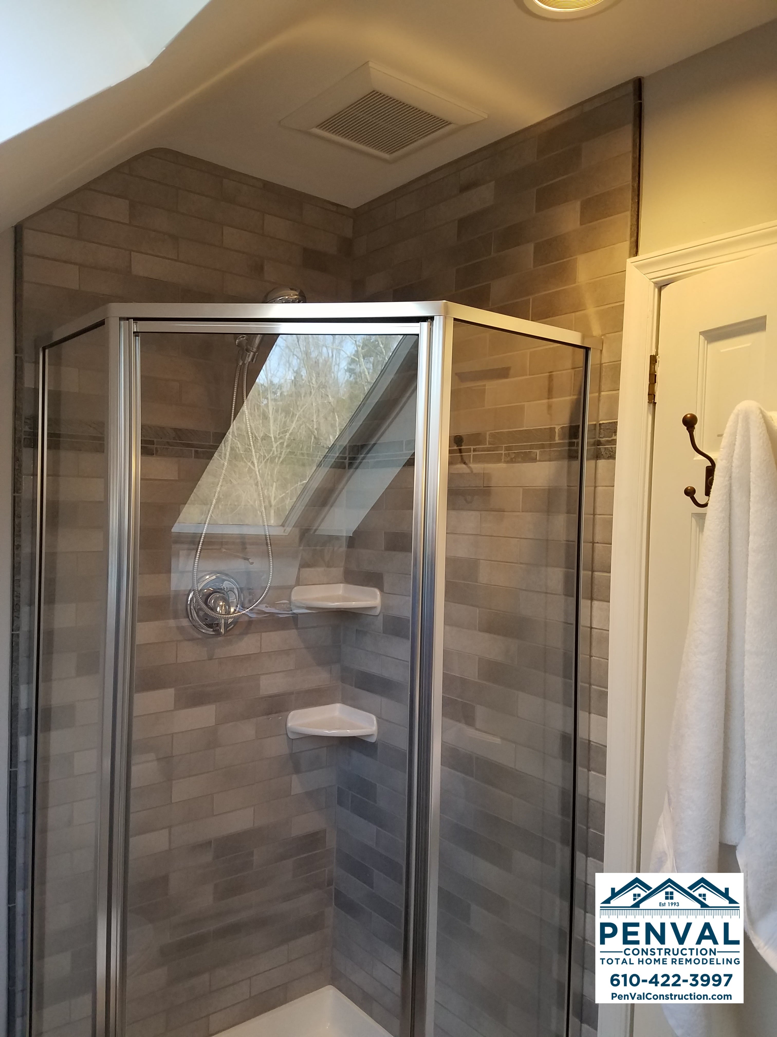 Bathroom Renovation - Cermaic Tile Shower Walls