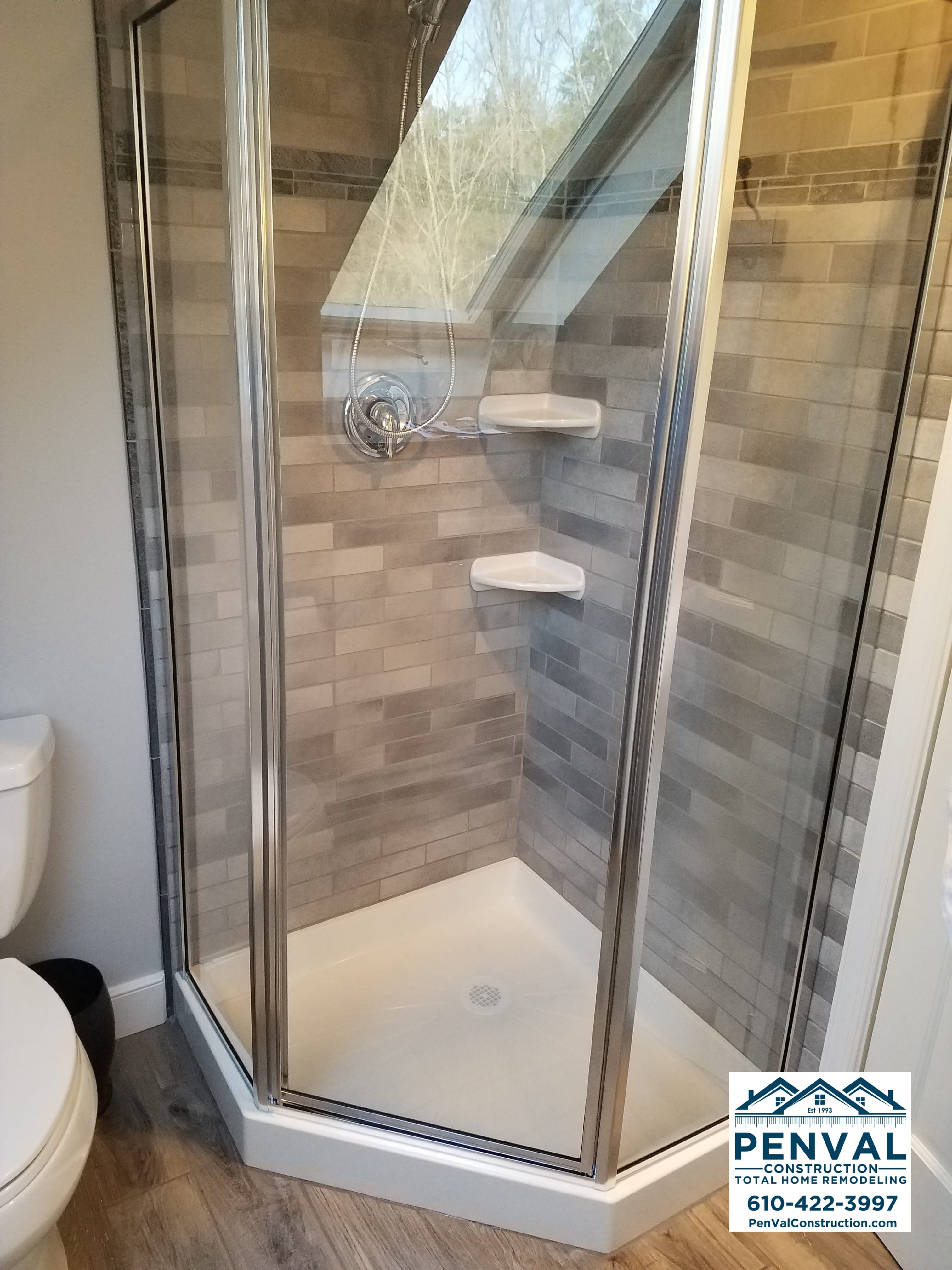 Bathroom Remodel - Ceramic Tile Shower Walls